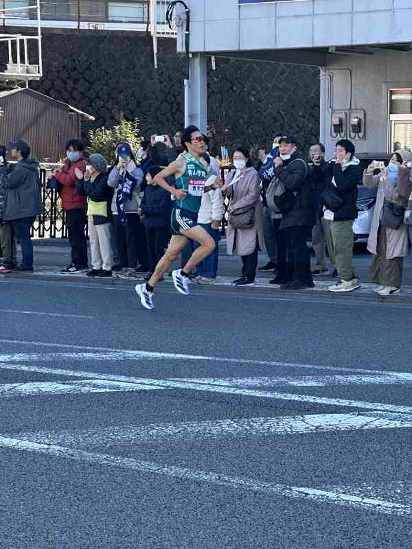 初日の出と駅伝