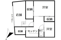 来の宮マンション・2路線利用可能な駅徒歩圏の売店舗　角地