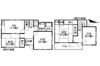 熱海市下多賀・長閑な住宅街に所在する眺望良好な中古戸建　角地