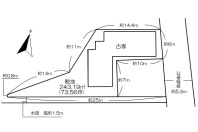 湯河原町中央町1丁目・駅＆海徒歩圏　生活便良好な売地　約74坪