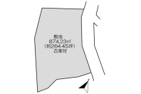 湯河原町吉浜・緑に囲まれた閑静な住宅地に所在　古家付売地 約264坪