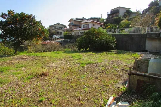 湯河原町吉浜・自然豊かで長閑な陽当たり良好な売地
